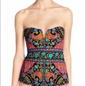 Nanette Lepore Kings Road Bandeau Tankini swim